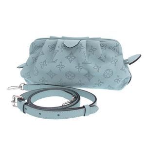 Louis Vuitton Mahina Mini Scala Shoulder Bag Blue
